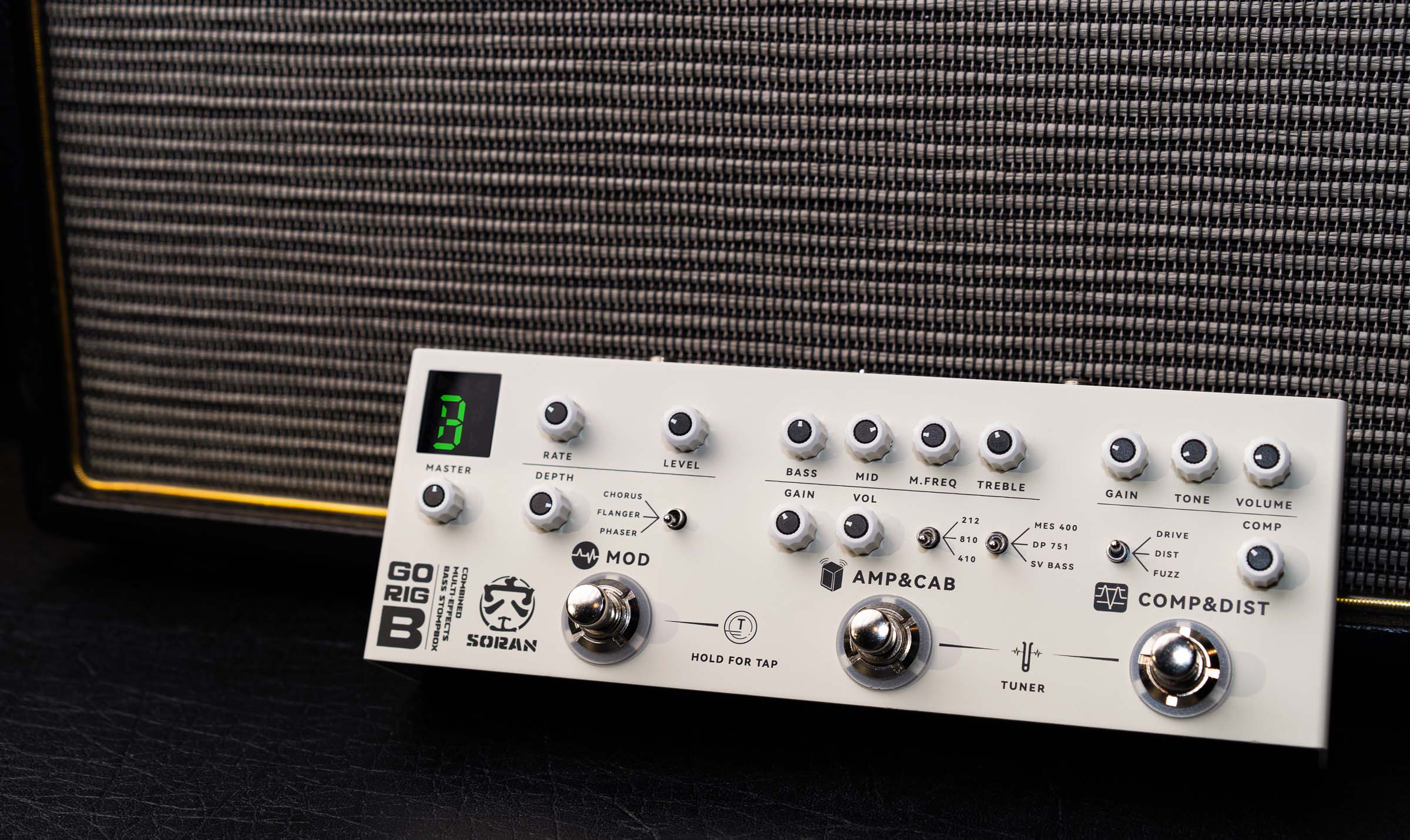 Integrated Multi-Effects for Complete Bass Tone Control
